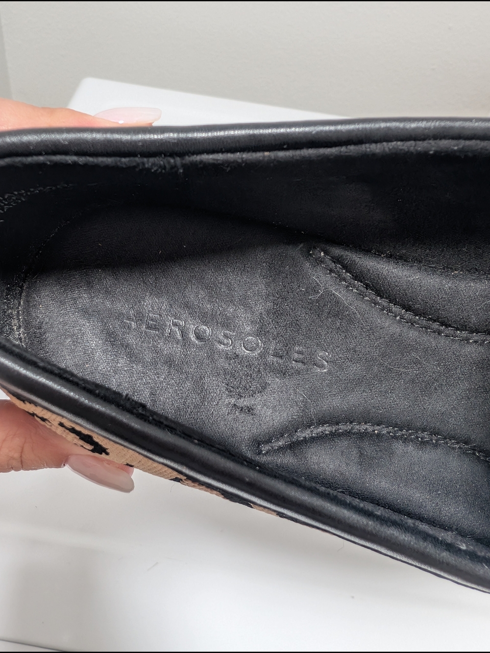 Aerosoles Leopard Slip On Loafers - Picture 2 of 4